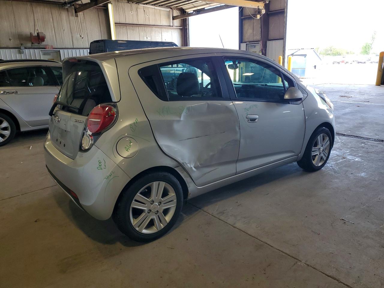 2013 Chevrolet Spark 1lt Silver vin: KL8CD6S90DC582405