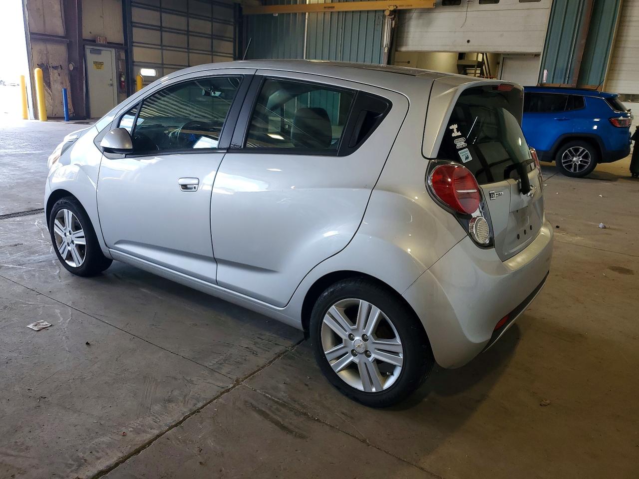 2013 Chevrolet Spark 1lt Silver vin: KL8CD6S90DC582405