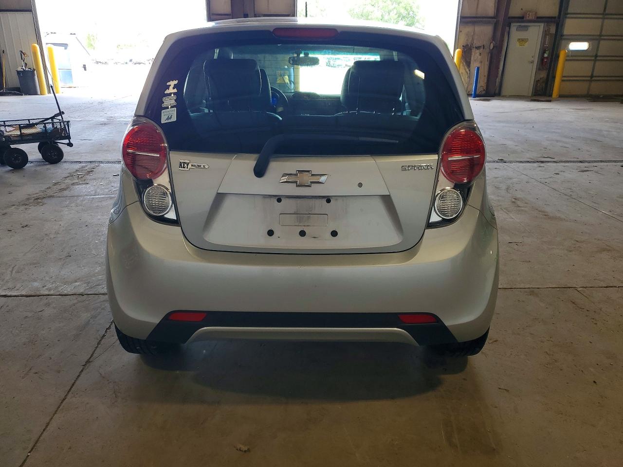 2013 Chevrolet Spark 1lt Silver vin: KL8CD6S90DC582405
