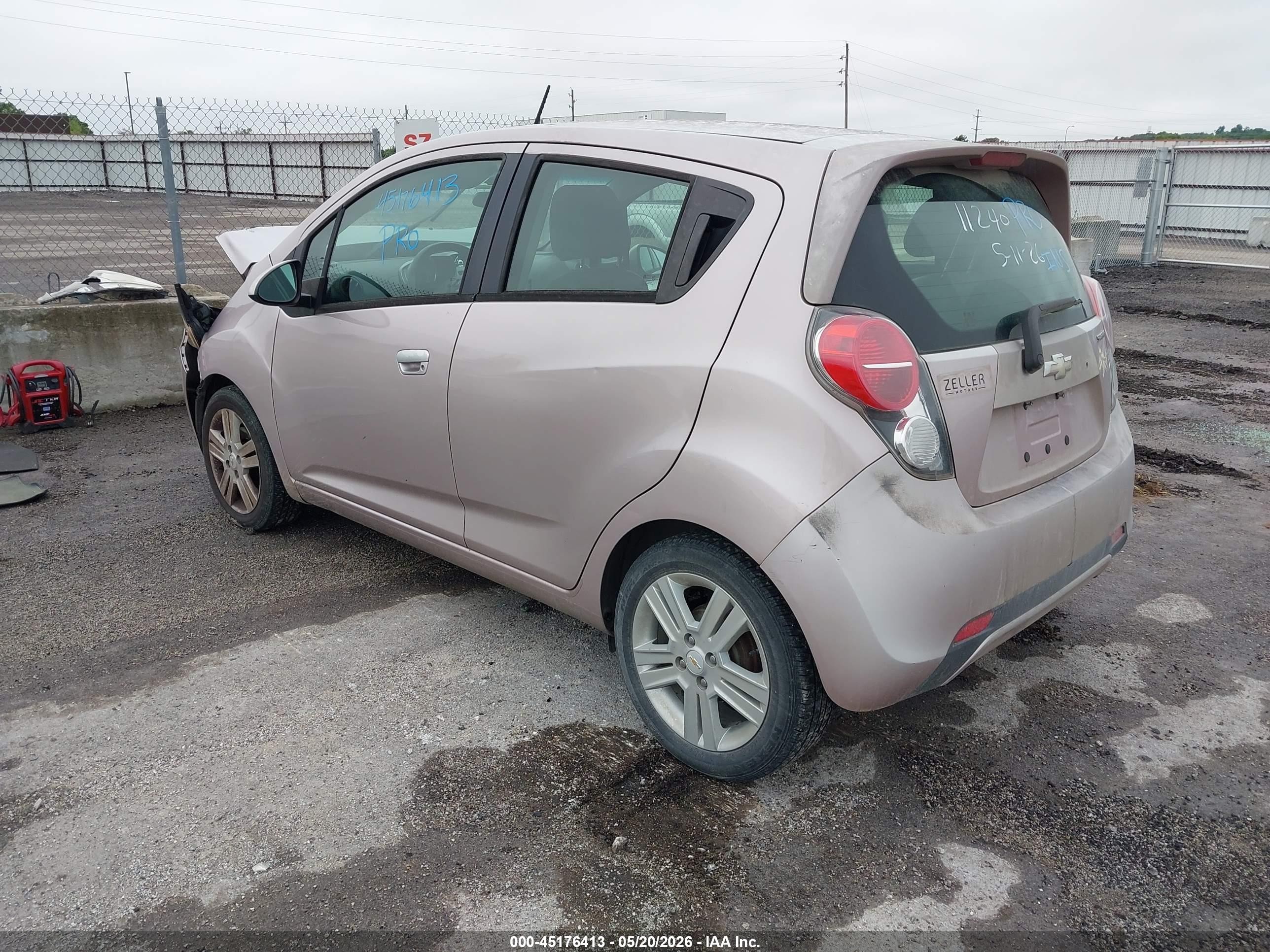 2013 Chevrolet Spark 1lt Auto Pink vin: KL8CD6S90DC623485