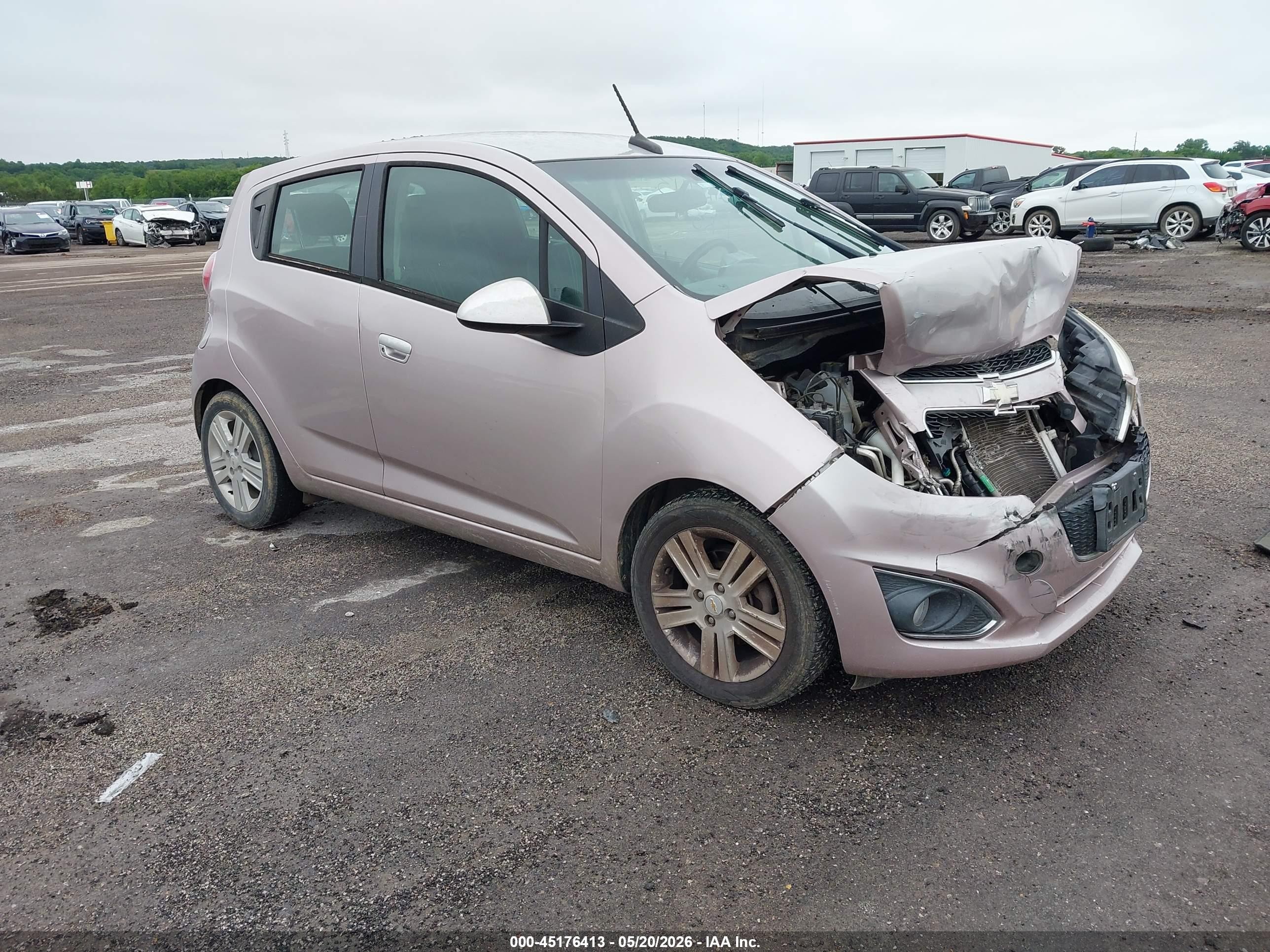 2013 Chevrolet Spark 1lt Auto Pink vin: KL8CD6S90DC623485