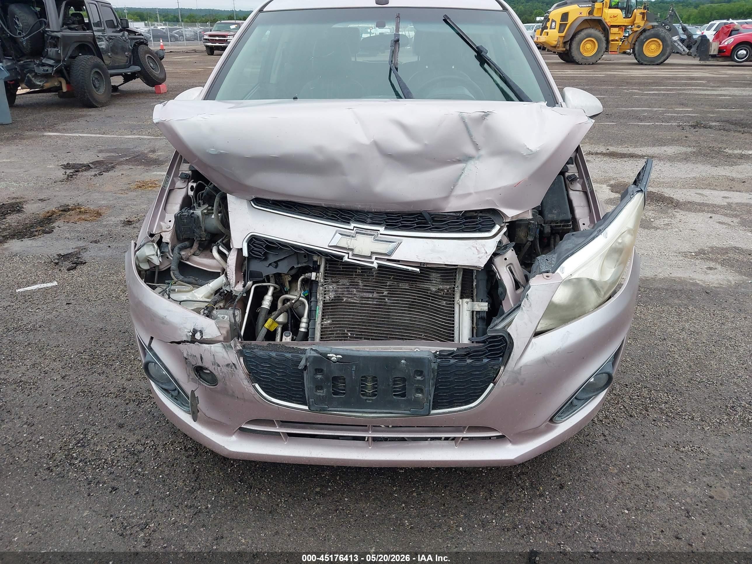 2013 Chevrolet Spark 1lt Auto Pink vin: KL8CD6S90DC623485