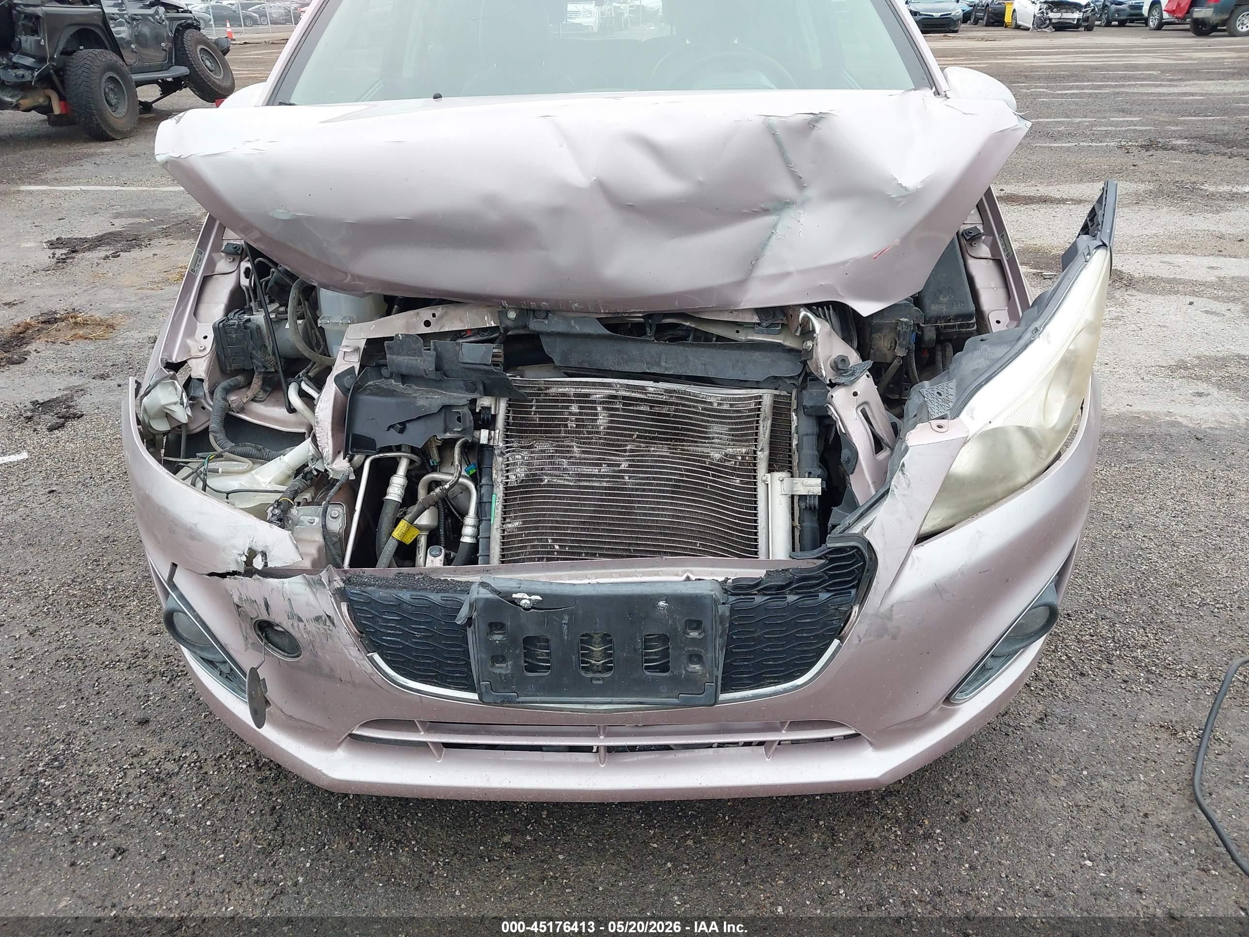2013 Chevrolet Spark 1lt Auto Pink vin: KL8CD6S90DC623485
