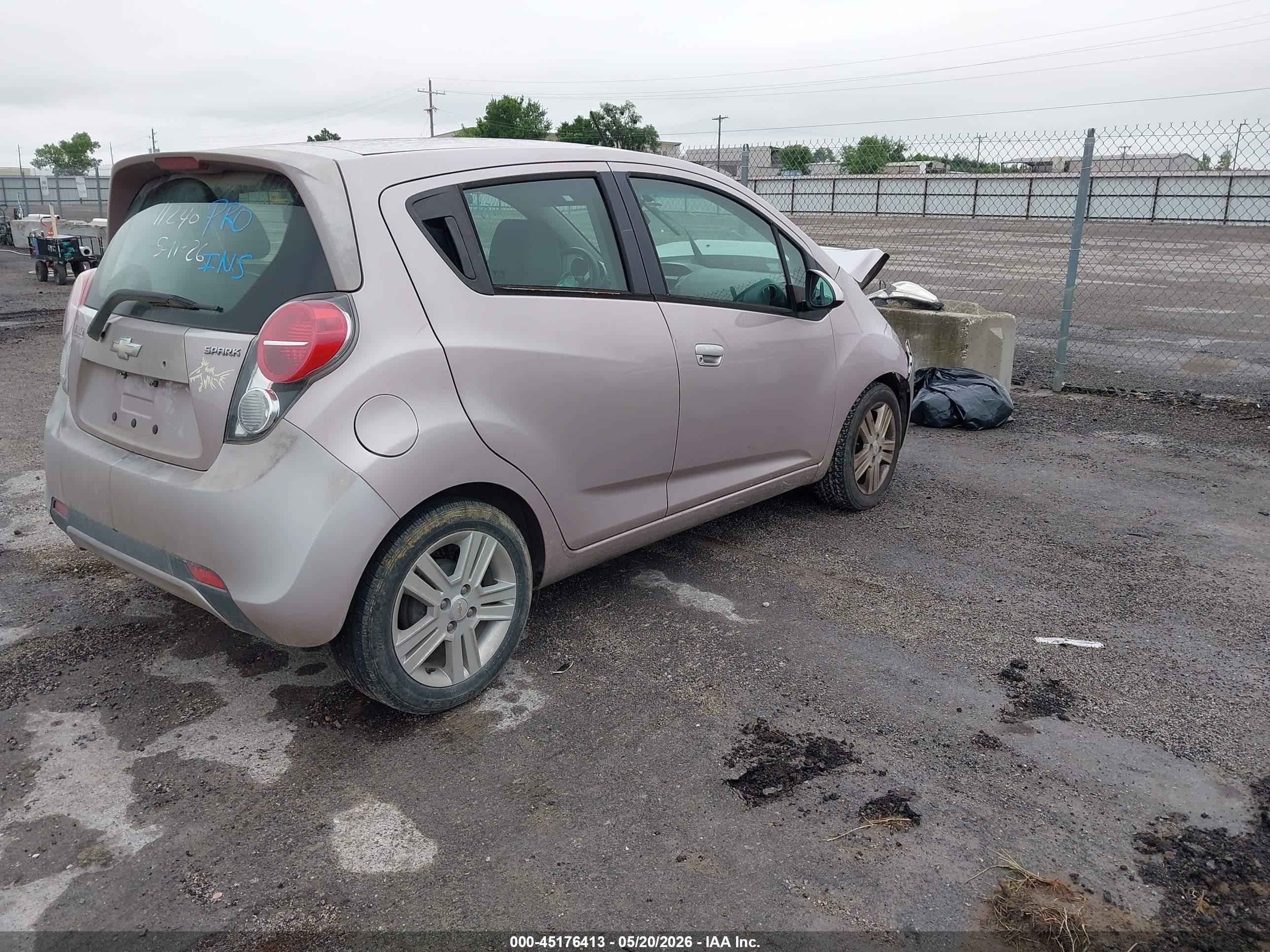 2013 Chevrolet Spark 1lt Auto Pink vin: KL8CD6S90DC623485