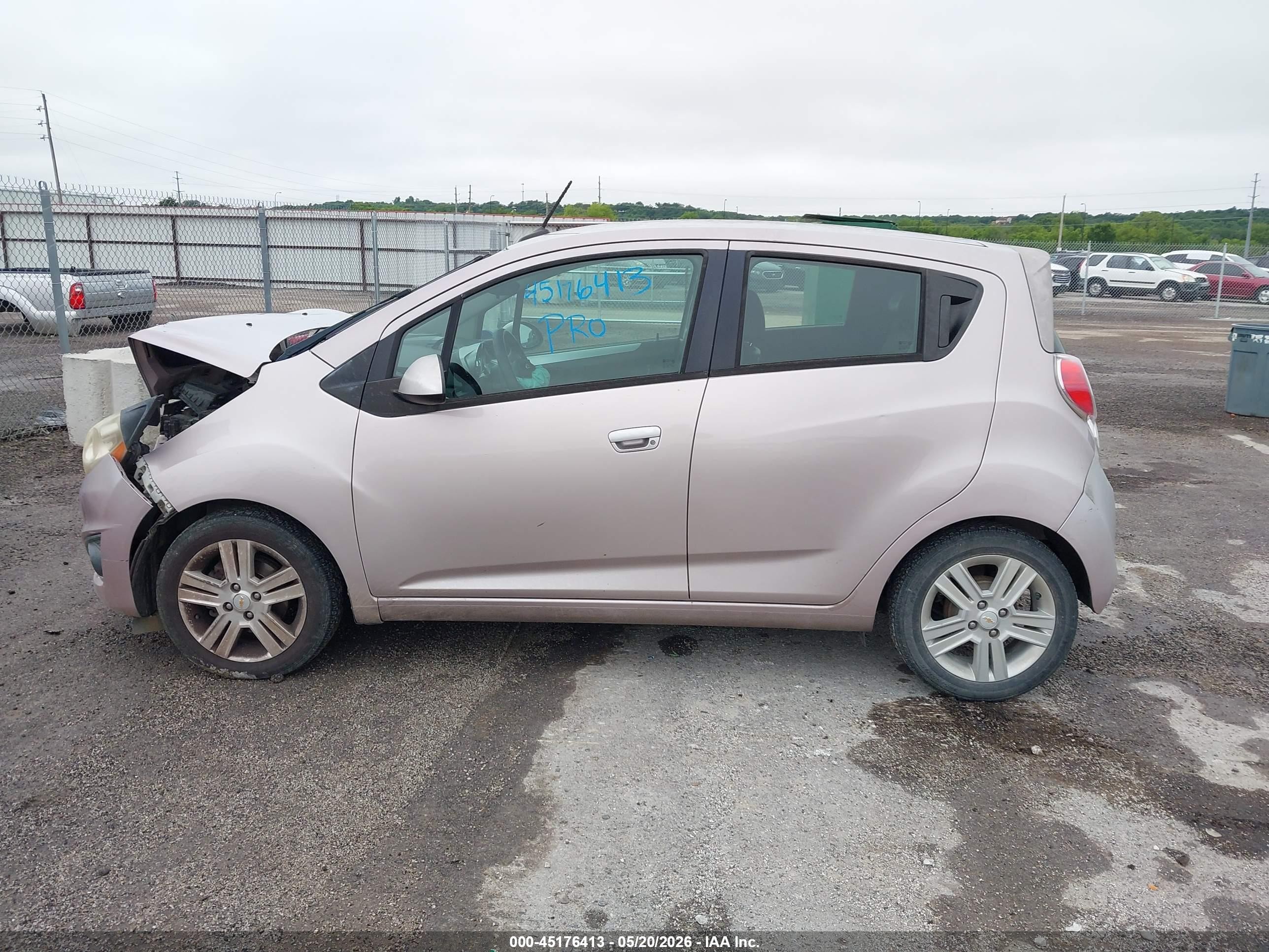 2013 Chevrolet Spark 1lt Auto Pink vin: KL8CD6S90DC623485