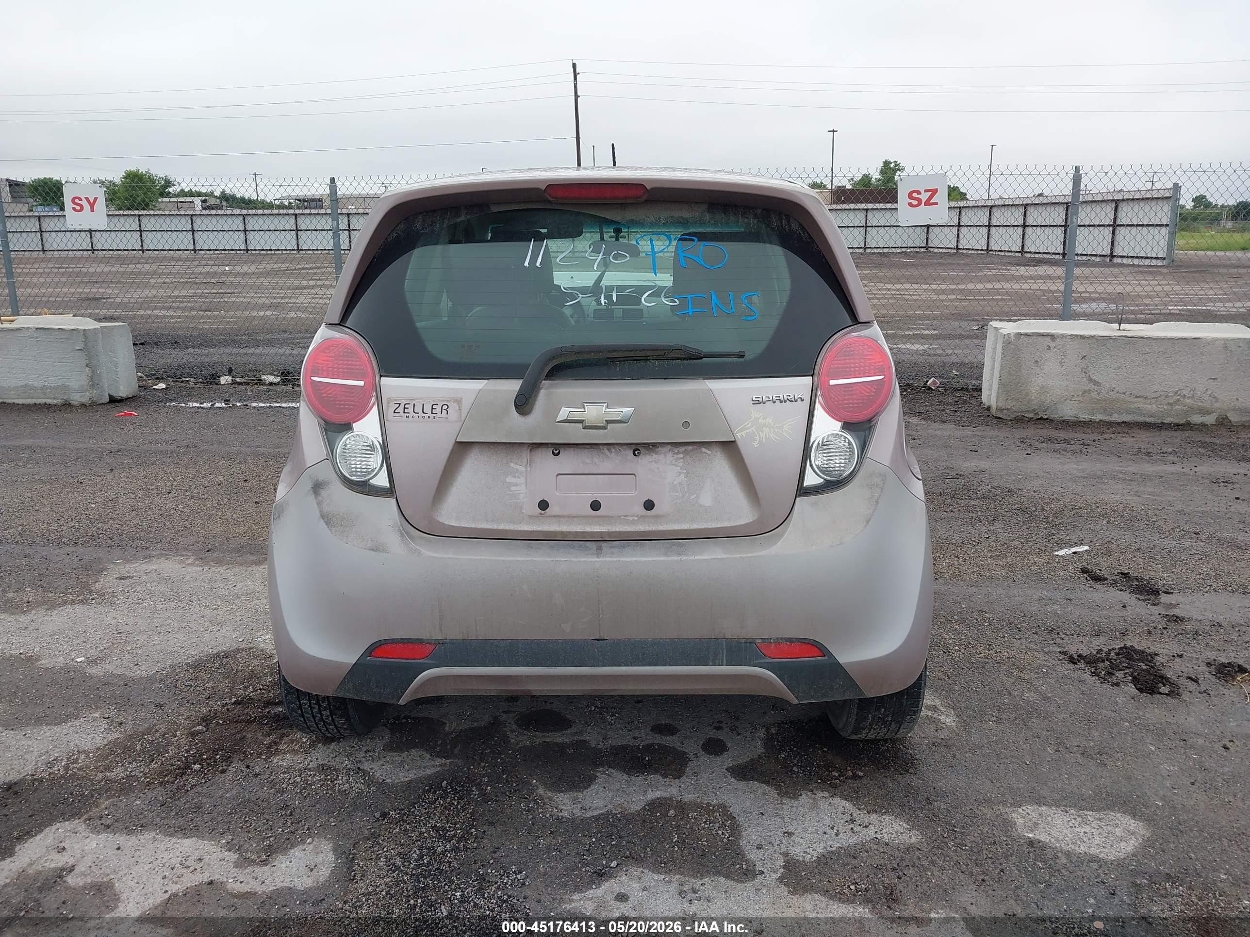 2013 Chevrolet Spark 1lt Auto Pink vin: KL8CD6S90DC623485