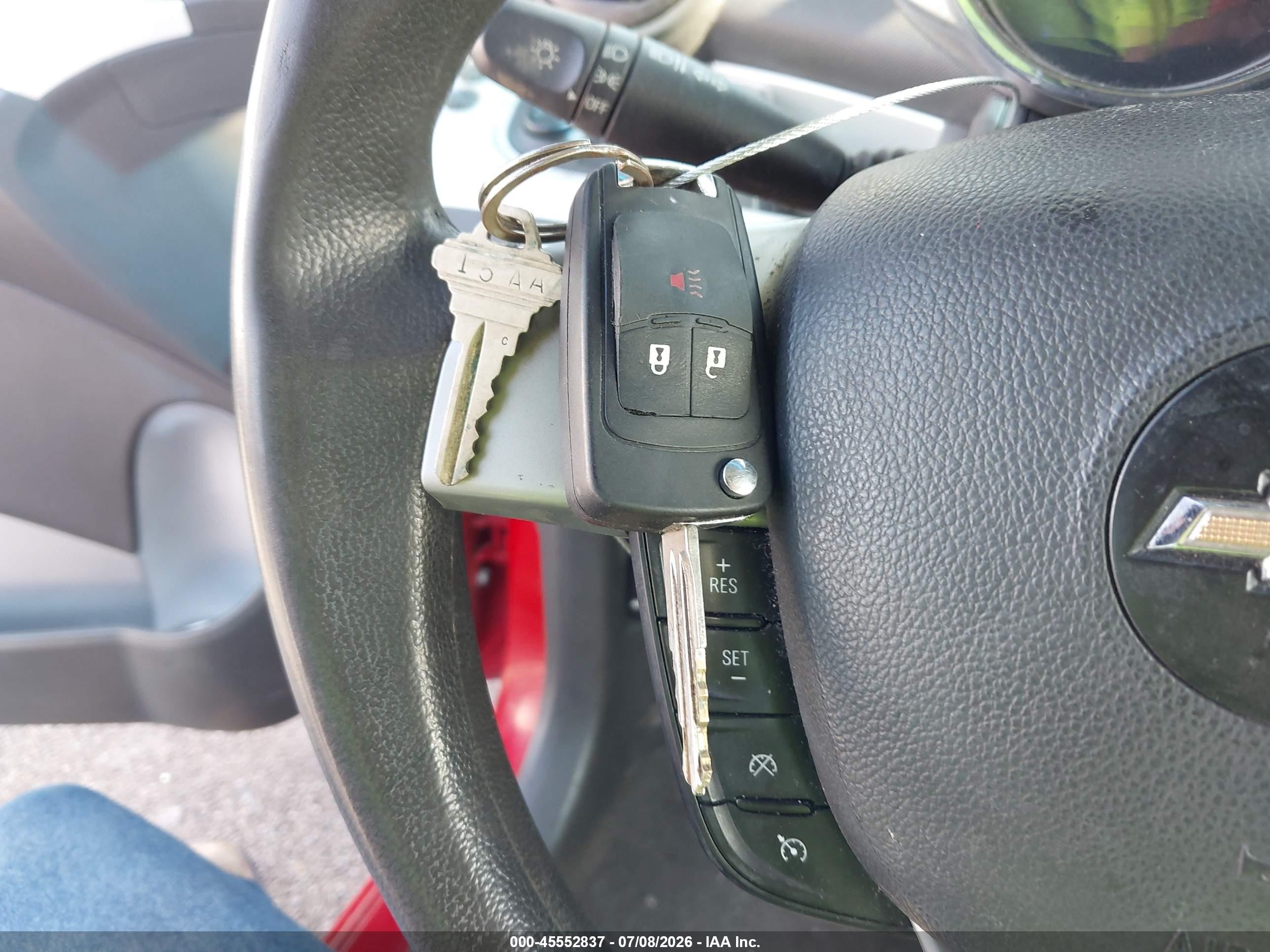 2013 Chevrolet Spark 1lt Auto Red vin: KL8CD6S90DC625513