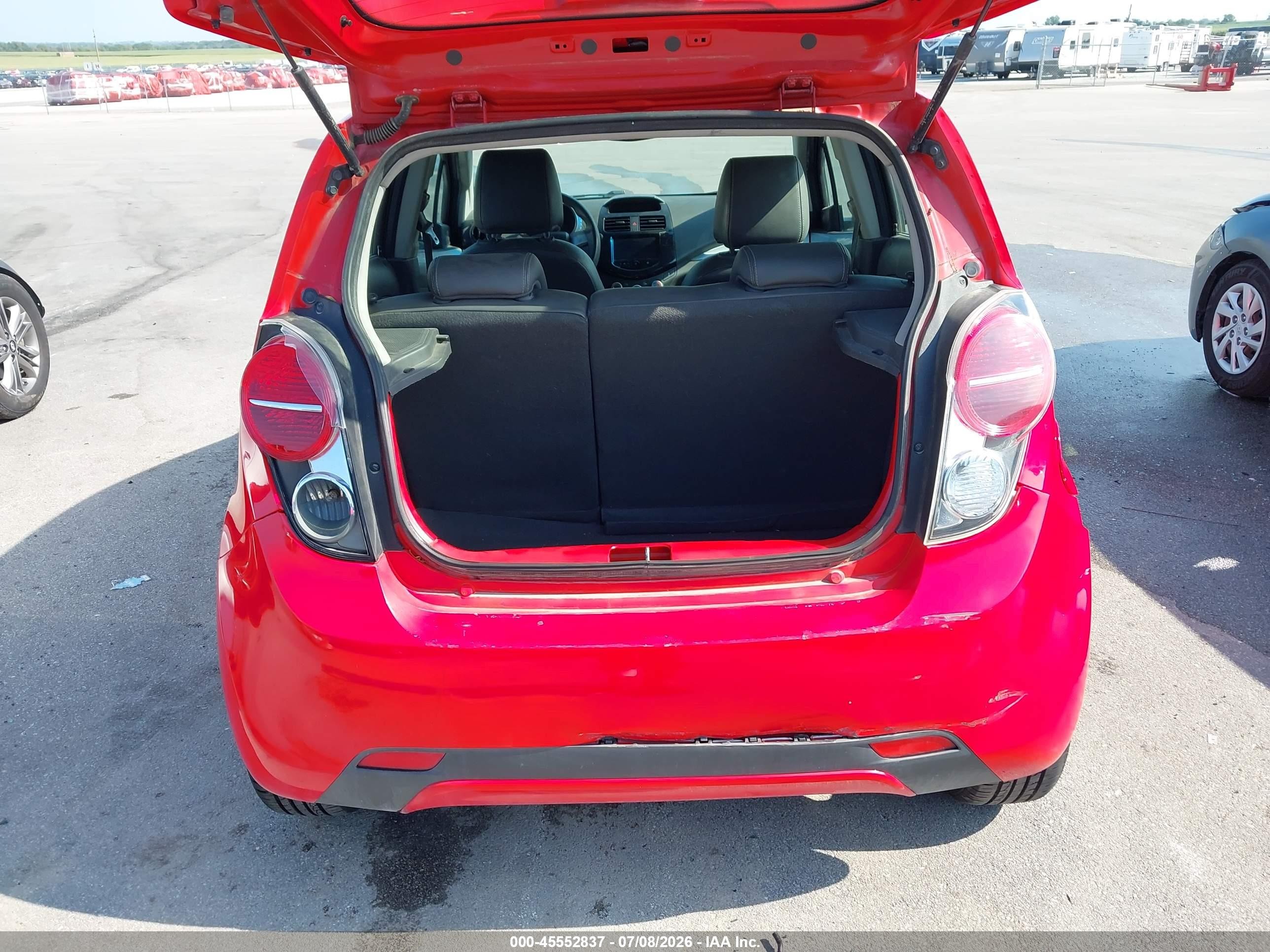 2013 Chevrolet Spark 1lt Auto Red vin: KL8CD6S90DC625513