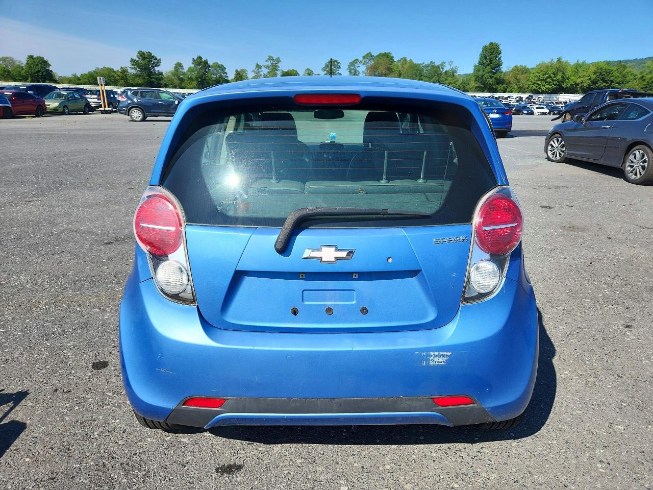 2014 Chevrolet Spark 1lt Синий vin: KL8CD6S90EC419061