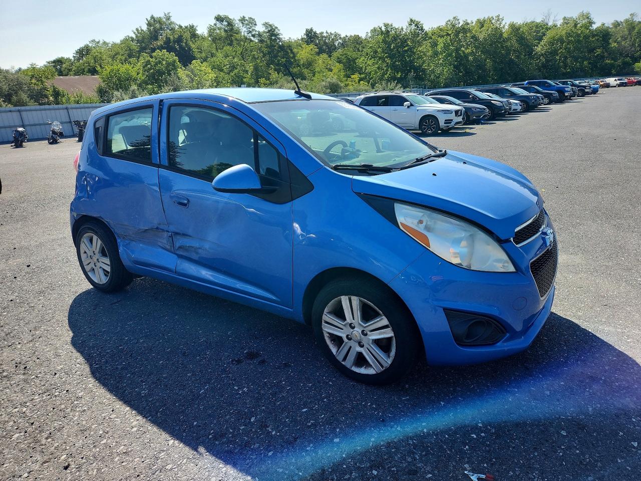 2014 Chevrolet Spark 1lt Синий vin: KL8CD6S90EC419061
