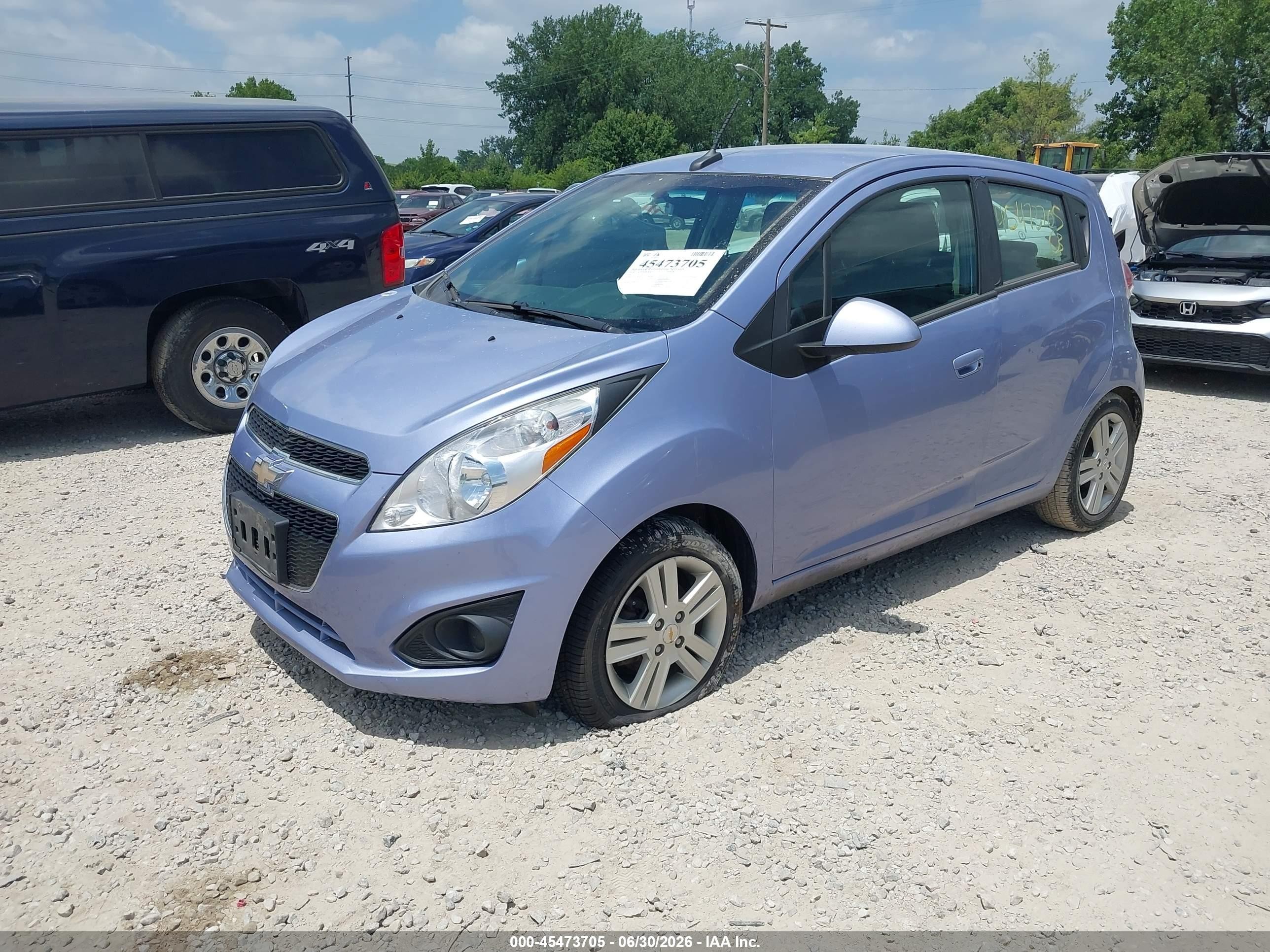2014 Chevrolet Spark 1lt Auto Purple vin: KL8CD6S90EC493077