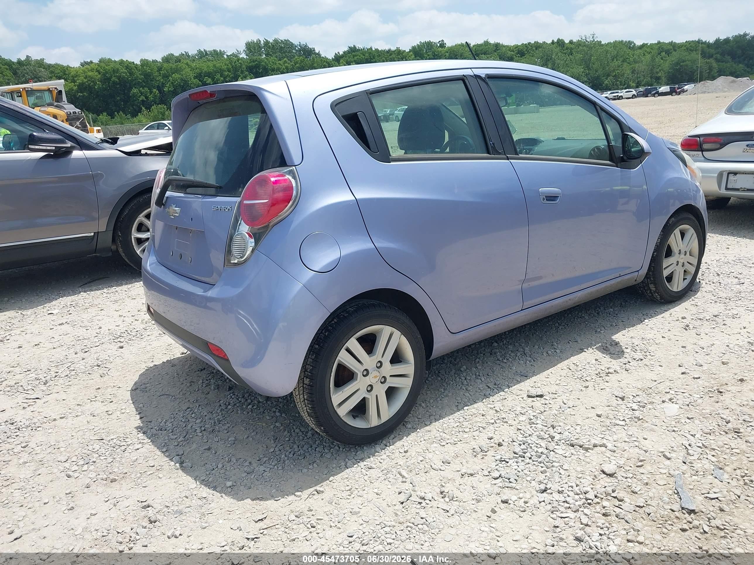 2014 Chevrolet Spark 1lt Auto Purple vin: KL8CD6S90EC493077