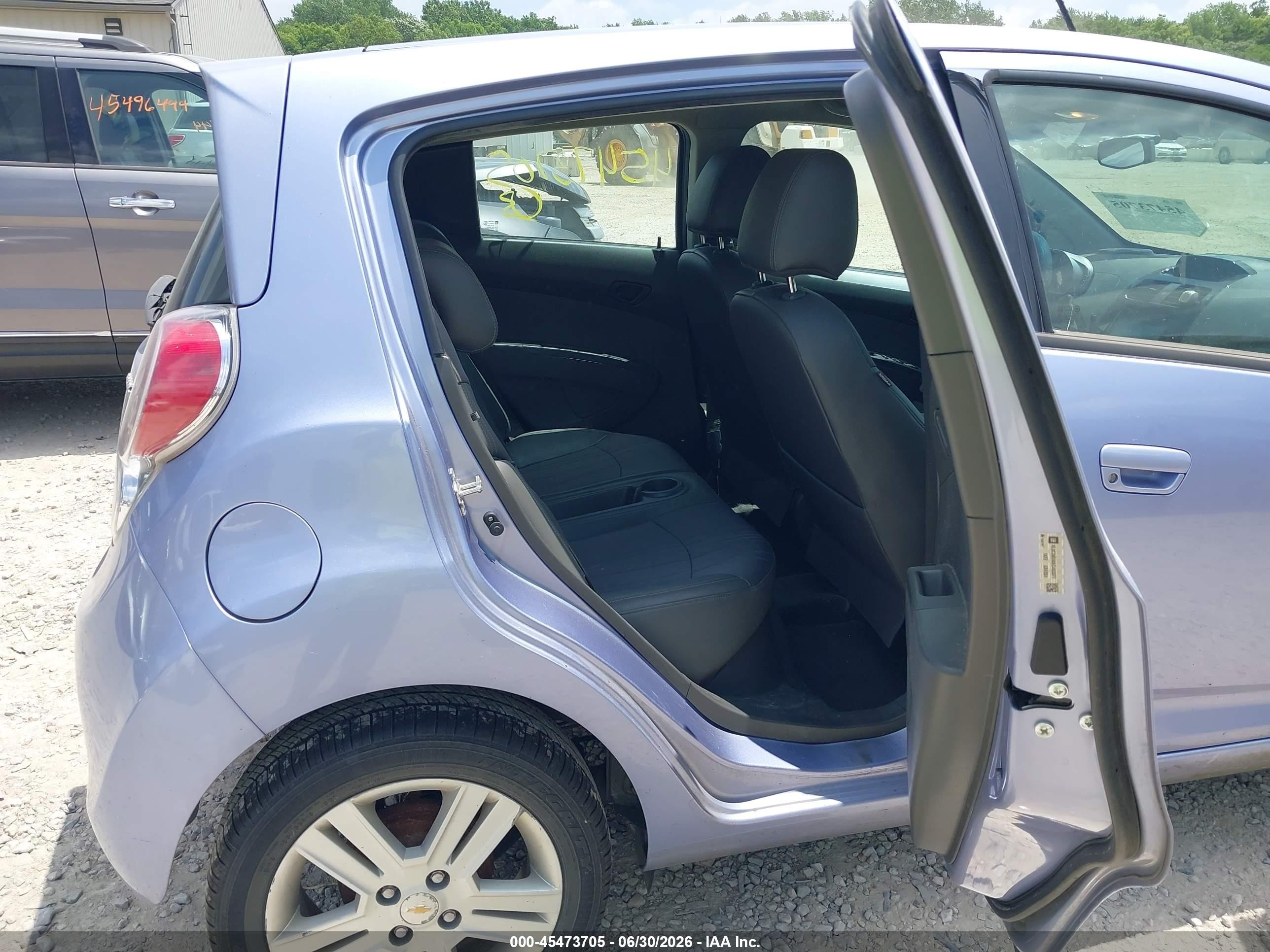 2014 Chevrolet Spark 1lt Auto Purple vin: KL8CD6S90EC493077