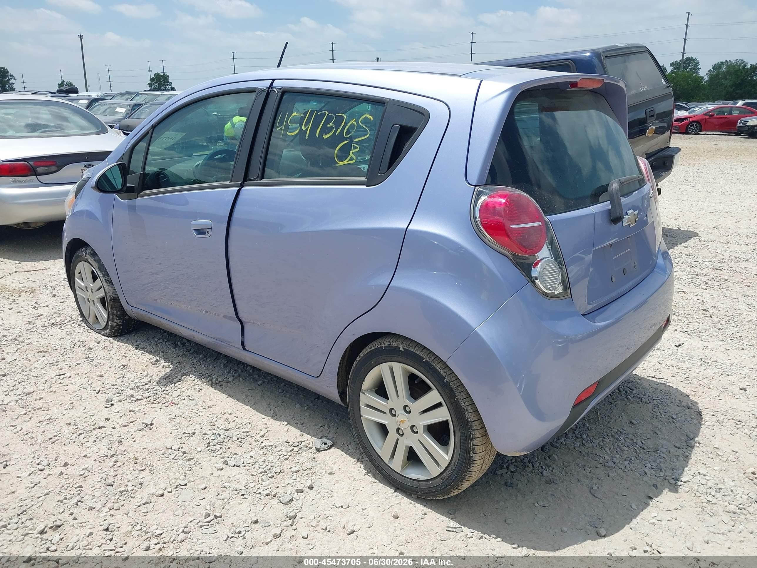 2014 Chevrolet Spark 1lt Auto Purple vin: KL8CD6S90EC493077