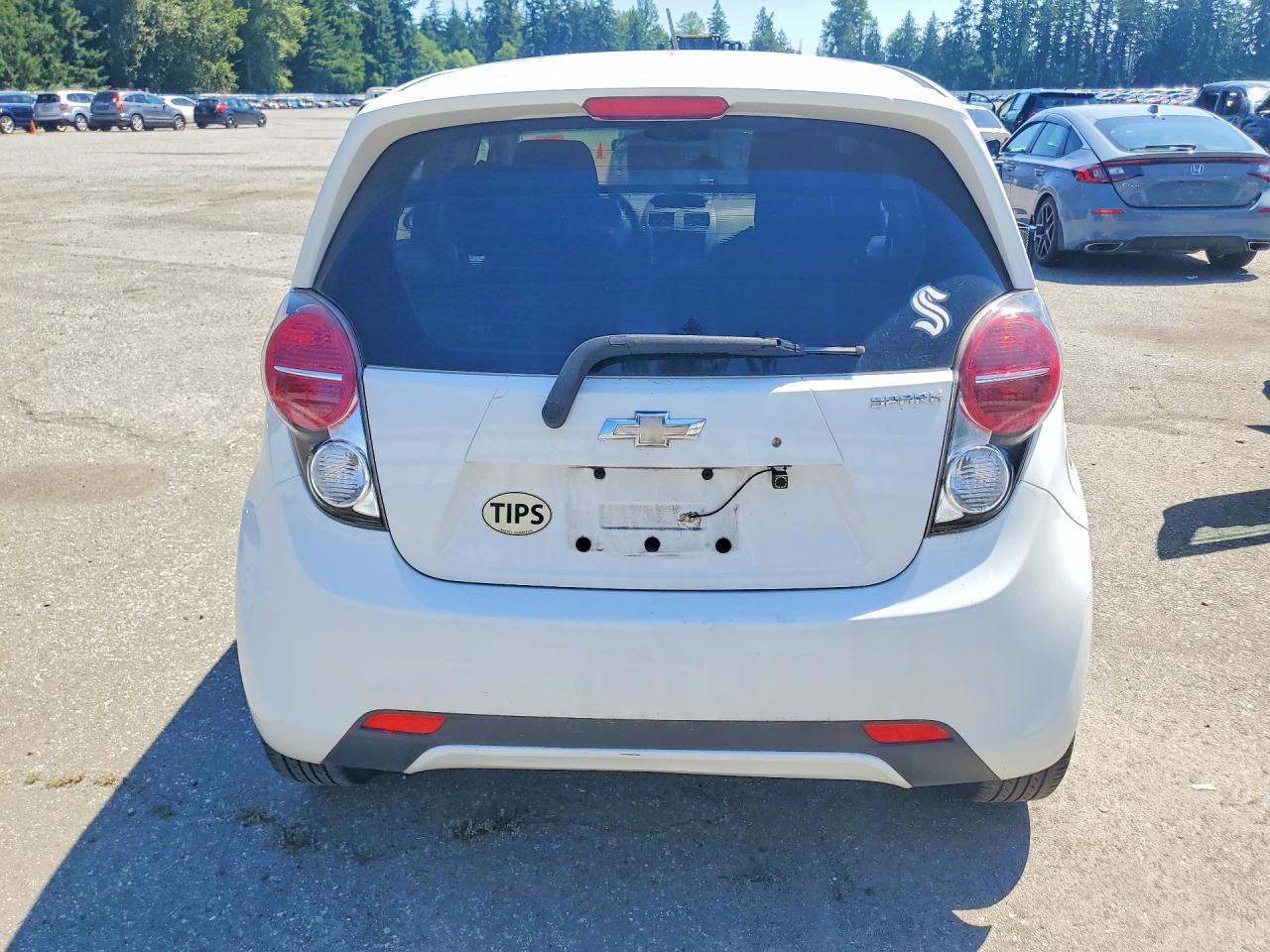 2014 Chevrolet Spark 1lt White vin: KL8CD6S90EC534534