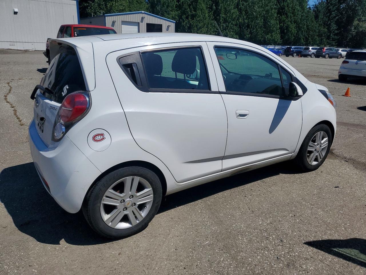 2014 Chevrolet Spark 1lt White vin: KL8CD6S90EC534534