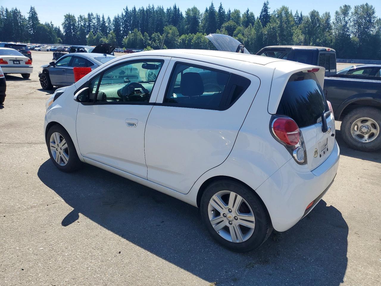 2014 Chevrolet Spark 1lt White vin: KL8CD6S90EC534534