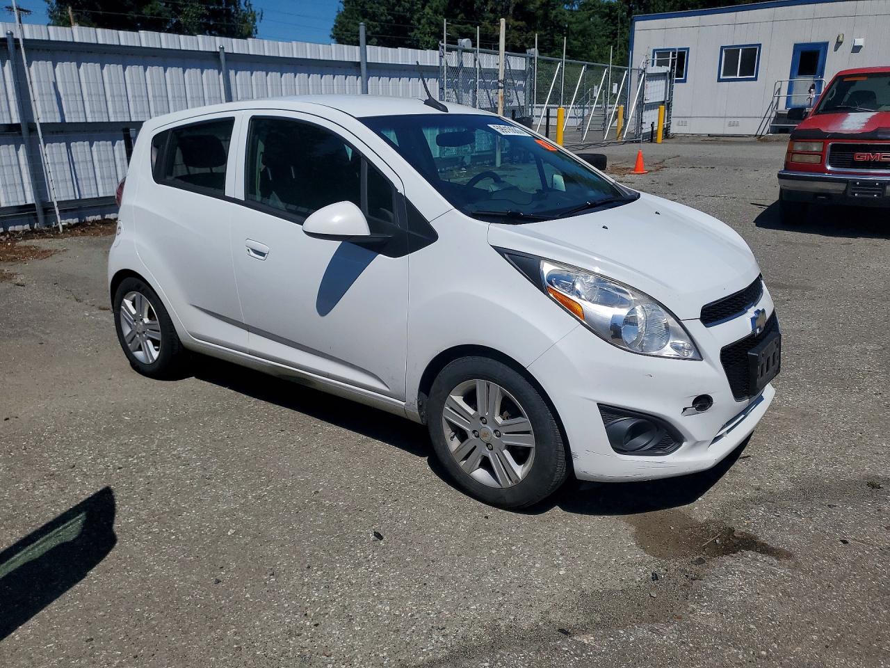 2014 Chevrolet Spark 1lt White vin: KL8CD6S90EC534534