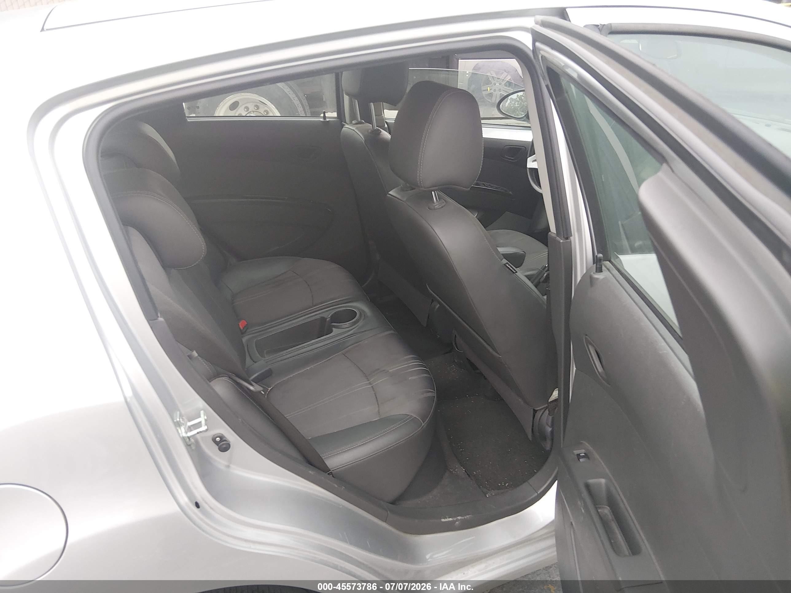 2014 Chevrolet Spark 1lt Auto Silver vin: KL8CD6S90EC553097