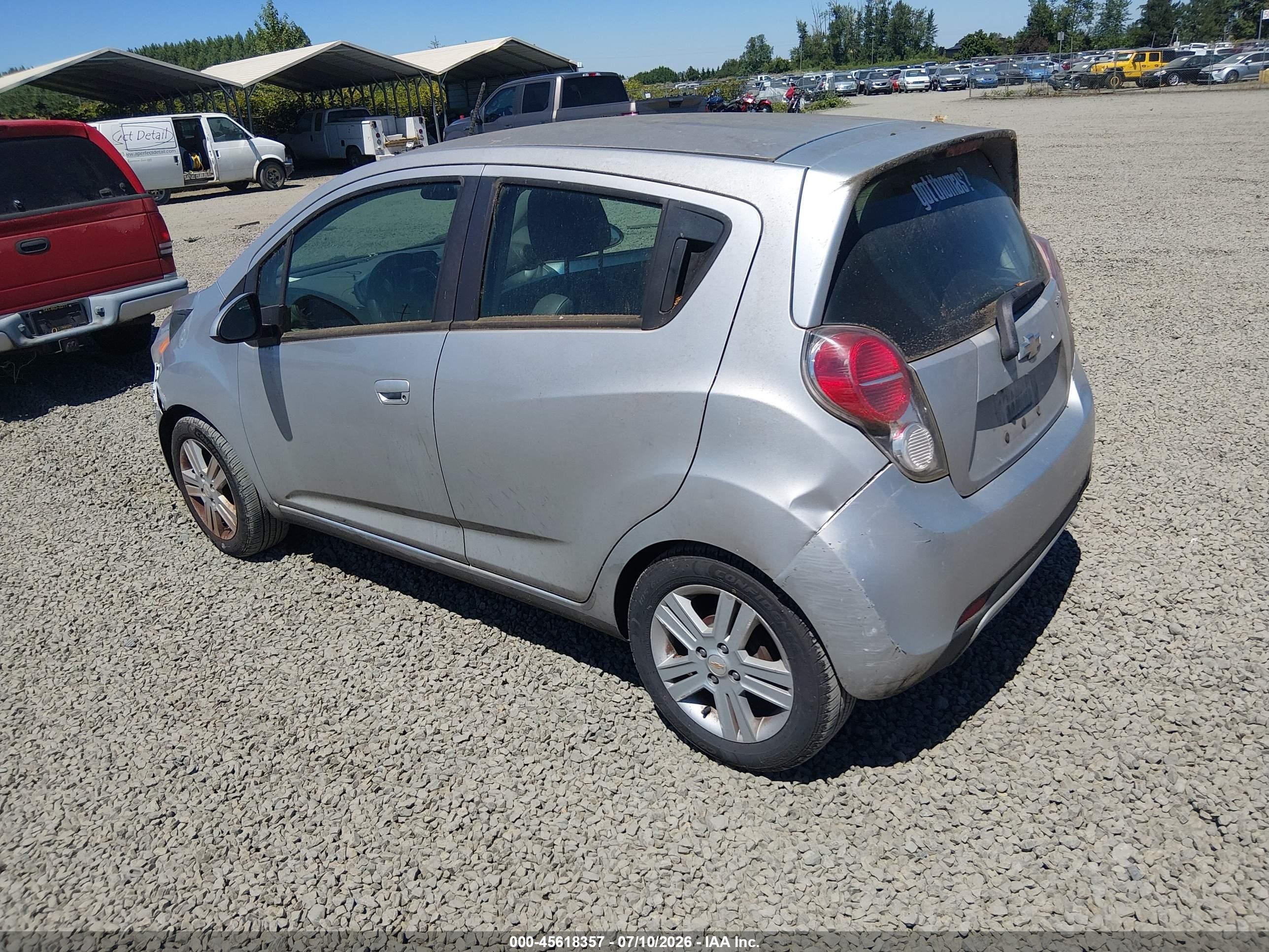 2014 Chevrolet Spark 1lt Auto Серебряный vin: KL8CD6S90EC560812