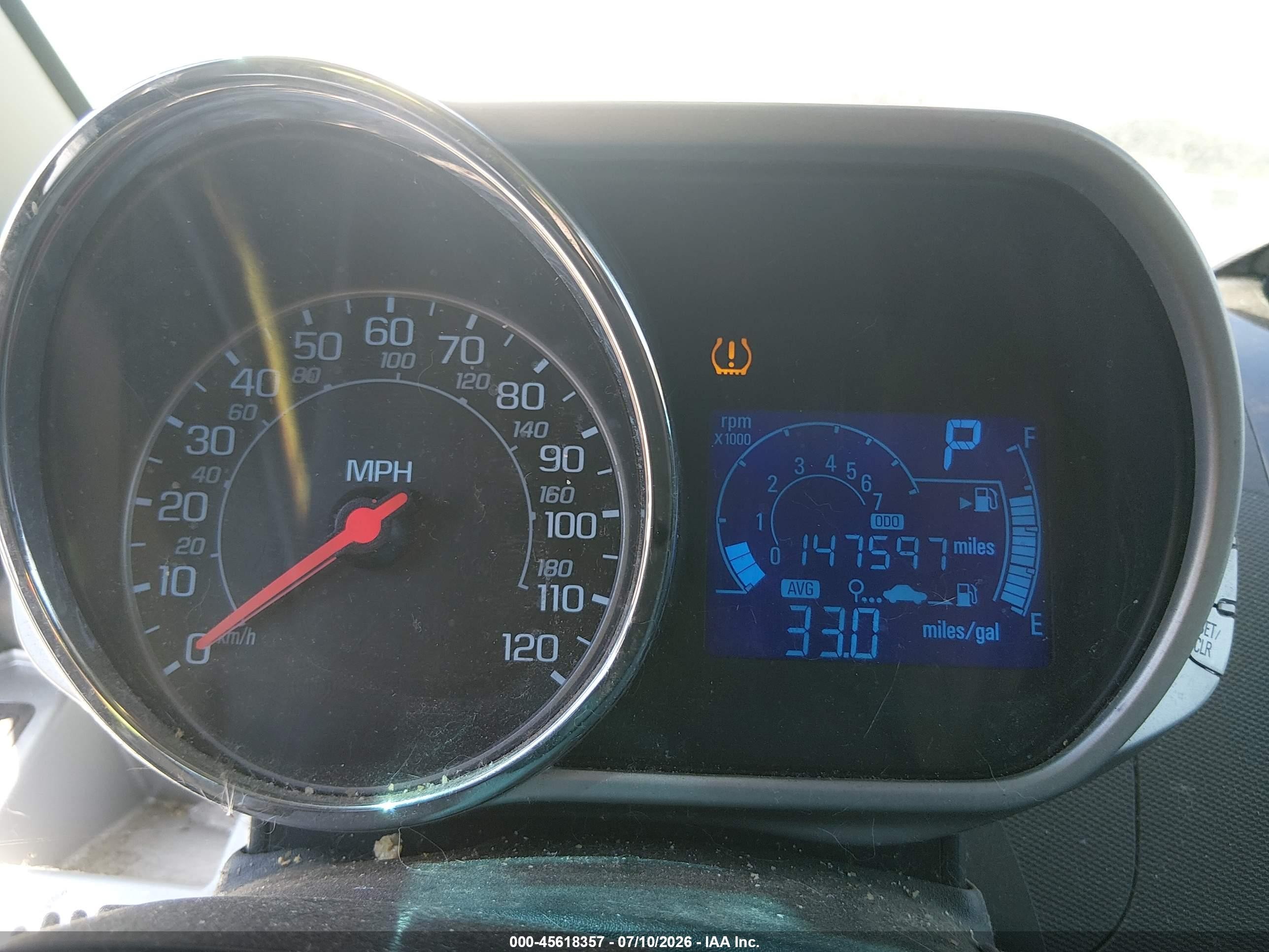 2014 Chevrolet Spark 1lt Auto Серебряный vin: KL8CD6S90EC560812