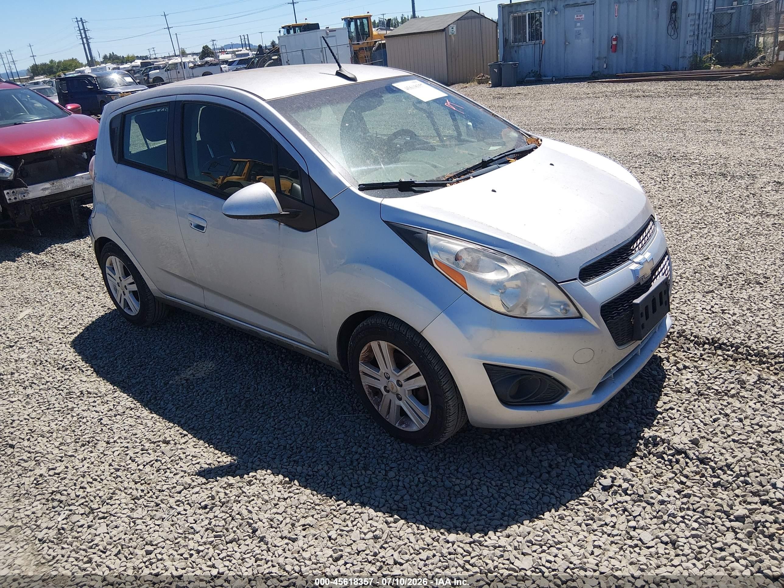 2014 Chevrolet Spark 1lt Auto Серебряный vin: KL8CD6S90EC560812