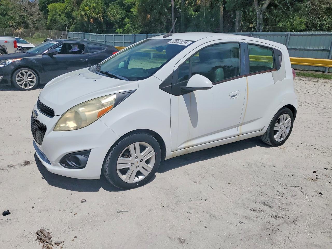2014 Chevrolet Spark 1lt White vin: KL8CD6S90EC581577