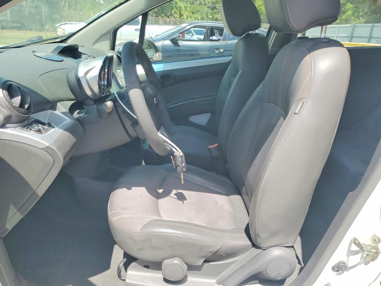 2014 Chevrolet Spark 1lt White vin: KL8CD6S90EC581577