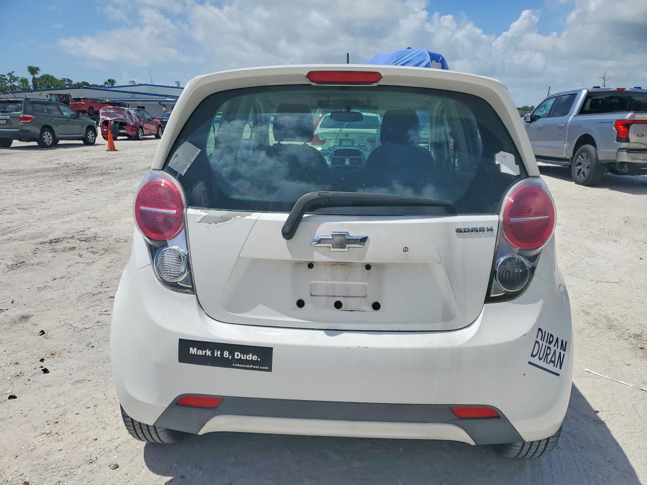 2014 Chevrolet Spark 1lt White vin: KL8CD6S90EC581577