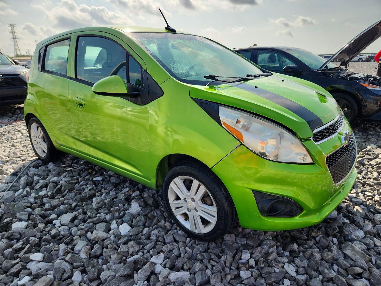 2014 Chevrolet Spark 1lt Green vin: KL8CD6S90EC589680