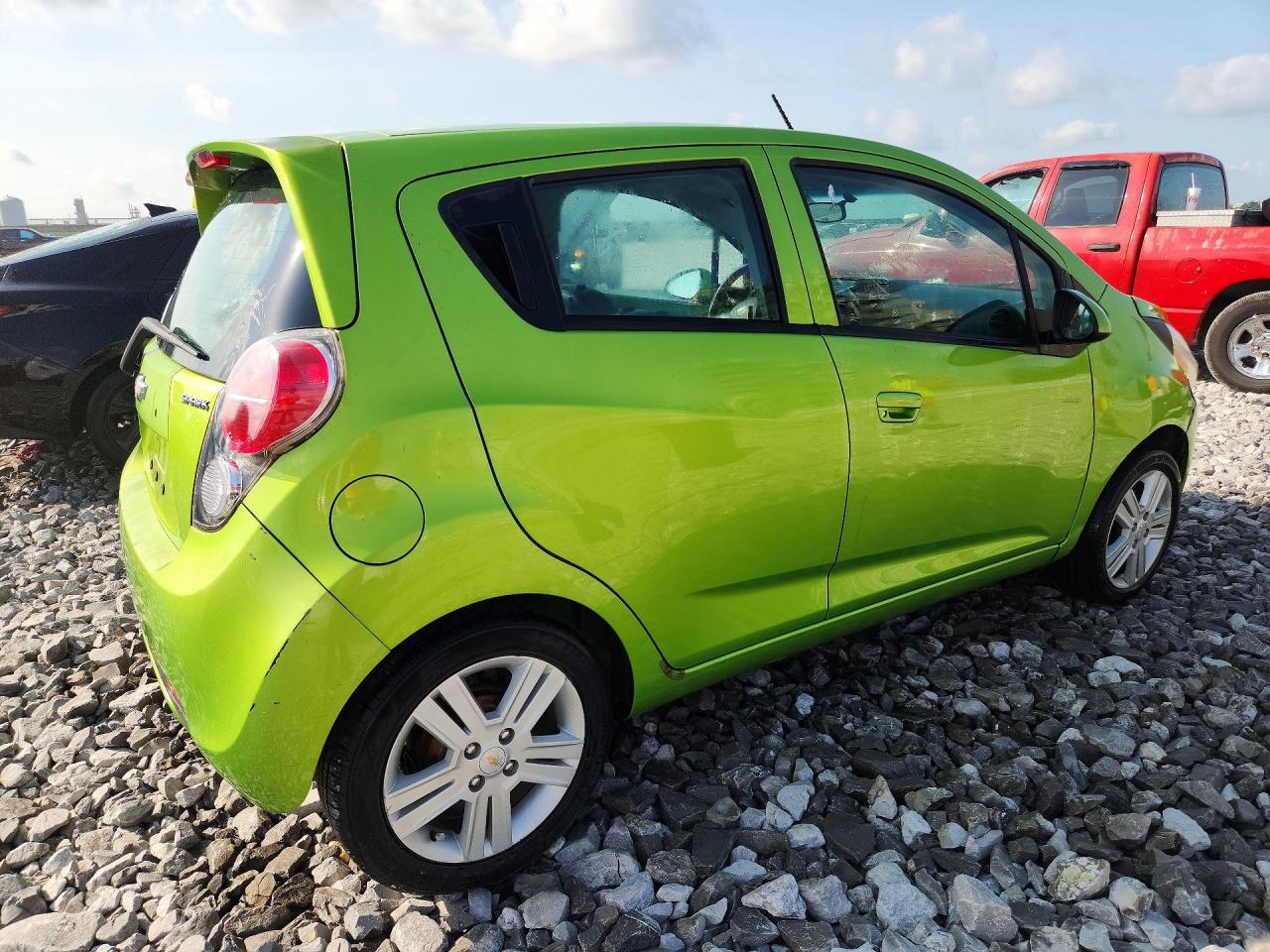 2014 Chevrolet Spark 1lt Green vin: KL8CD6S90EC589680