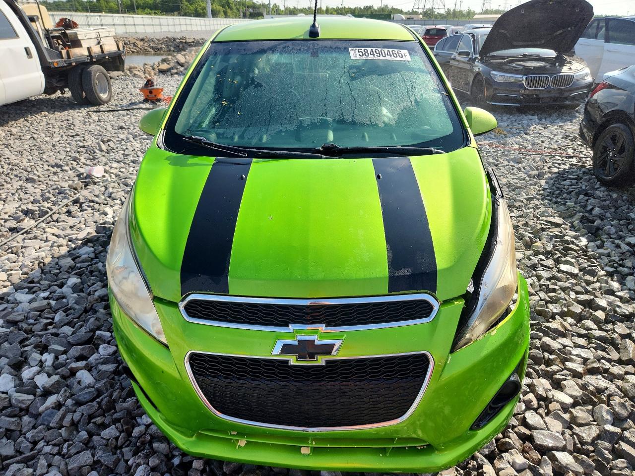2014 Chevrolet Spark 1lt Green vin: KL8CD6S90EC589680