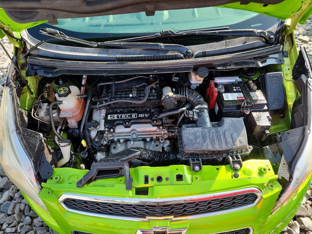 2014 Chevrolet Spark 1lt Green vin: KL8CD6S90EC589680