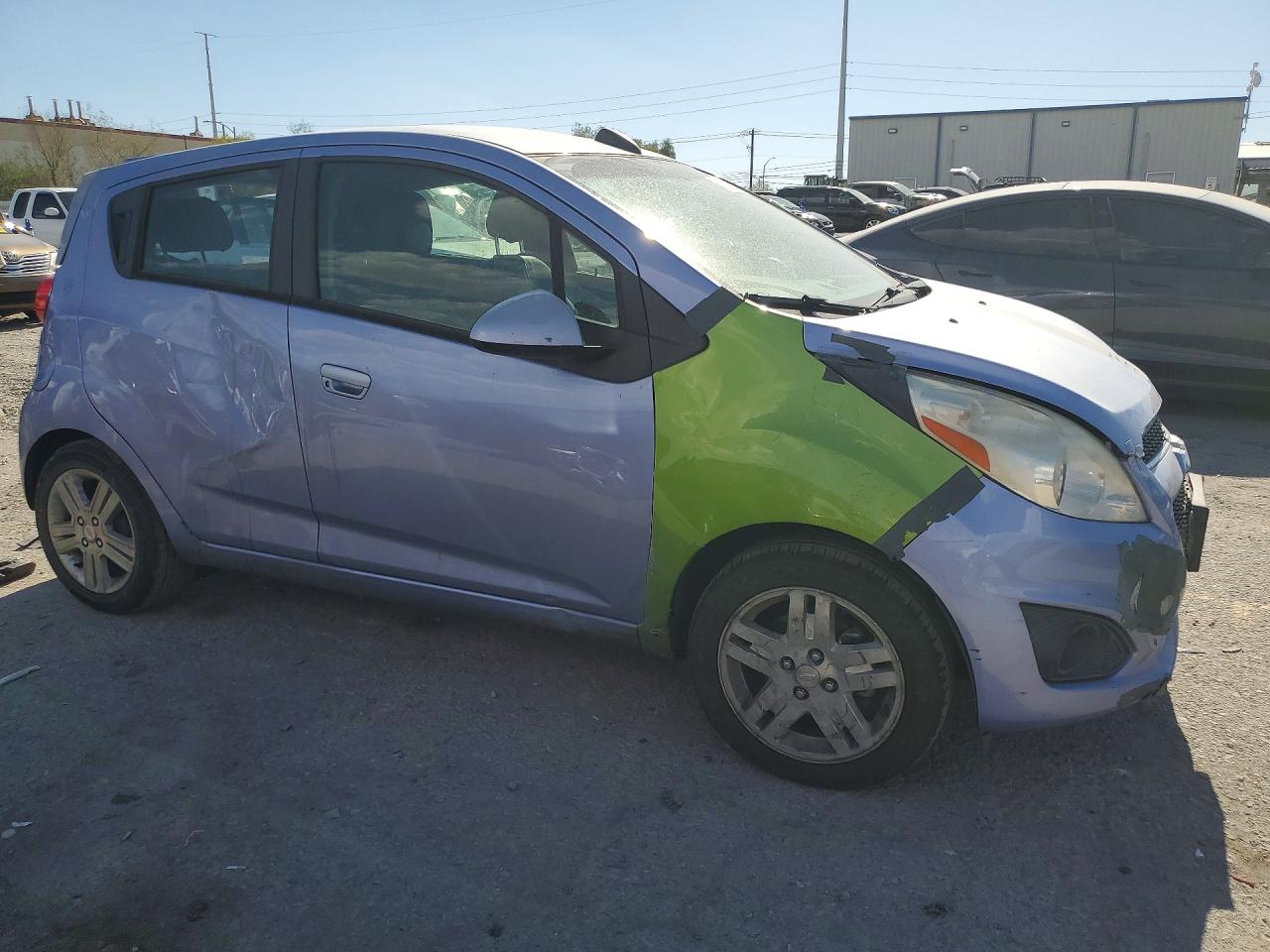 2015 Chevrolet Spark 1lt Blue vin: KL8CD6S90FC756556