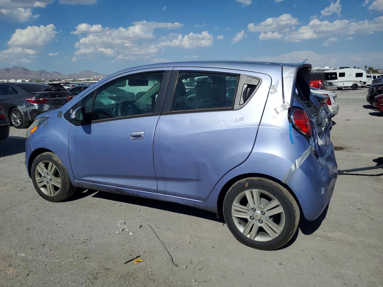 2015 Chevrolet Spark 1lt Blue vin: KL8CD6S90FC756556
