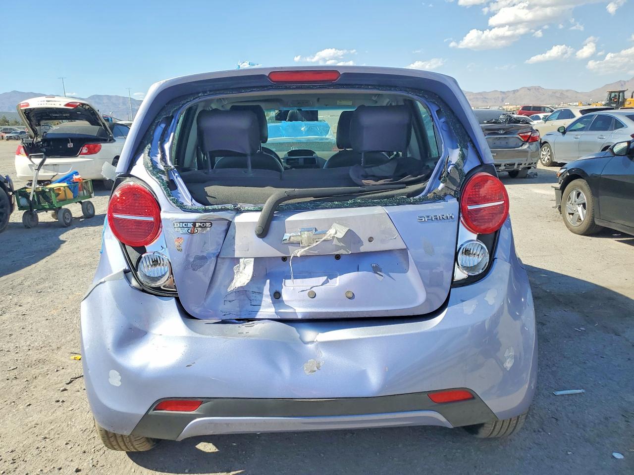 2015 Chevrolet Spark 1lt Blue vin: KL8CD6S90FC756556