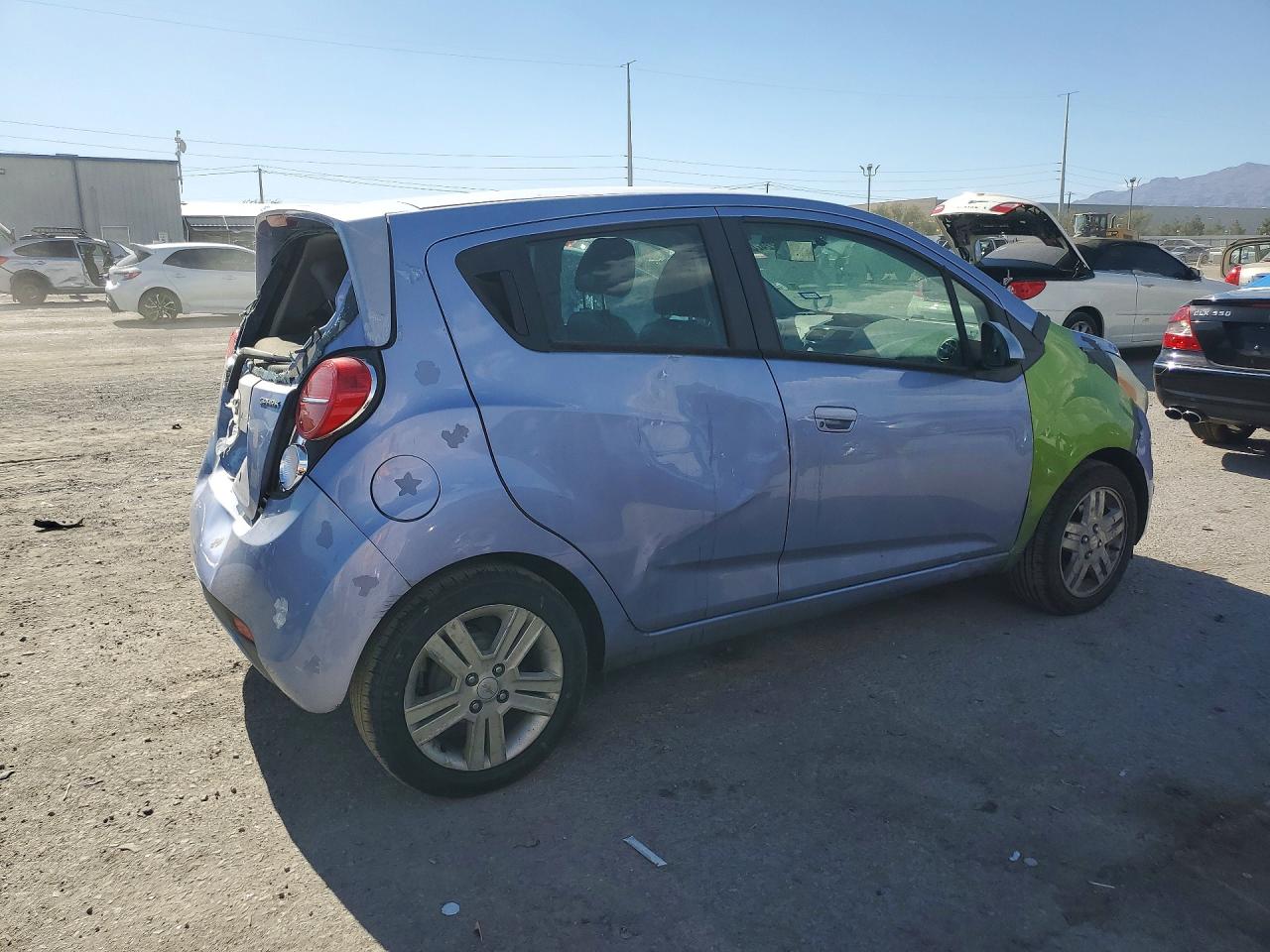 2015 Chevrolet Spark 1lt Blue vin: KL8CD6S90FC756556