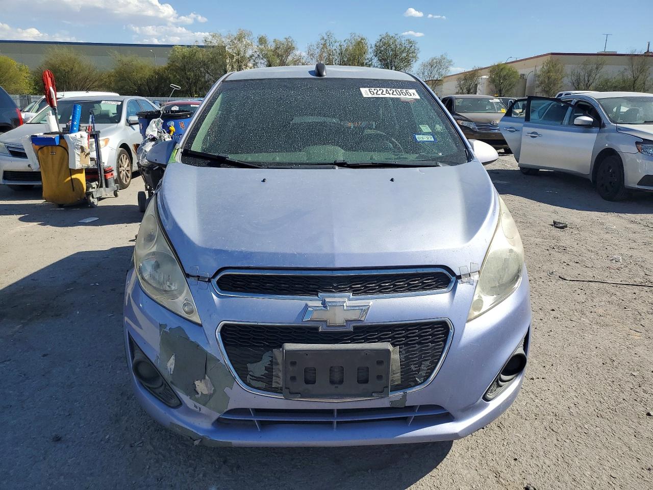 2015 Chevrolet Spark 1lt Blue vin: KL8CD6S90FC756556