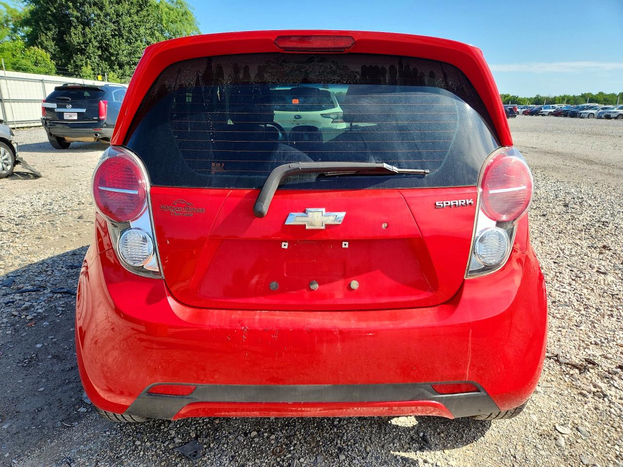 2015 Chevrolet Spark 1lt Red vin: KL8CD6S90FC809255