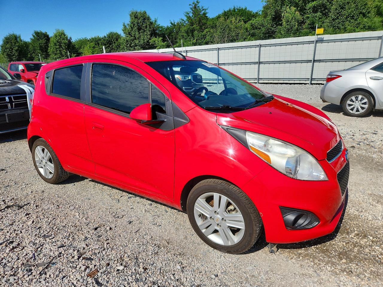 2015 Chevrolet Spark 1lt Red vin: KL8CD6S90FC809255