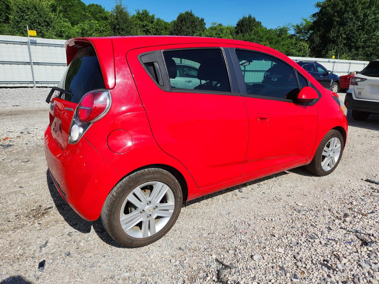 2015 Chevrolet Spark 1lt Red vin: KL8CD6S90FC809255