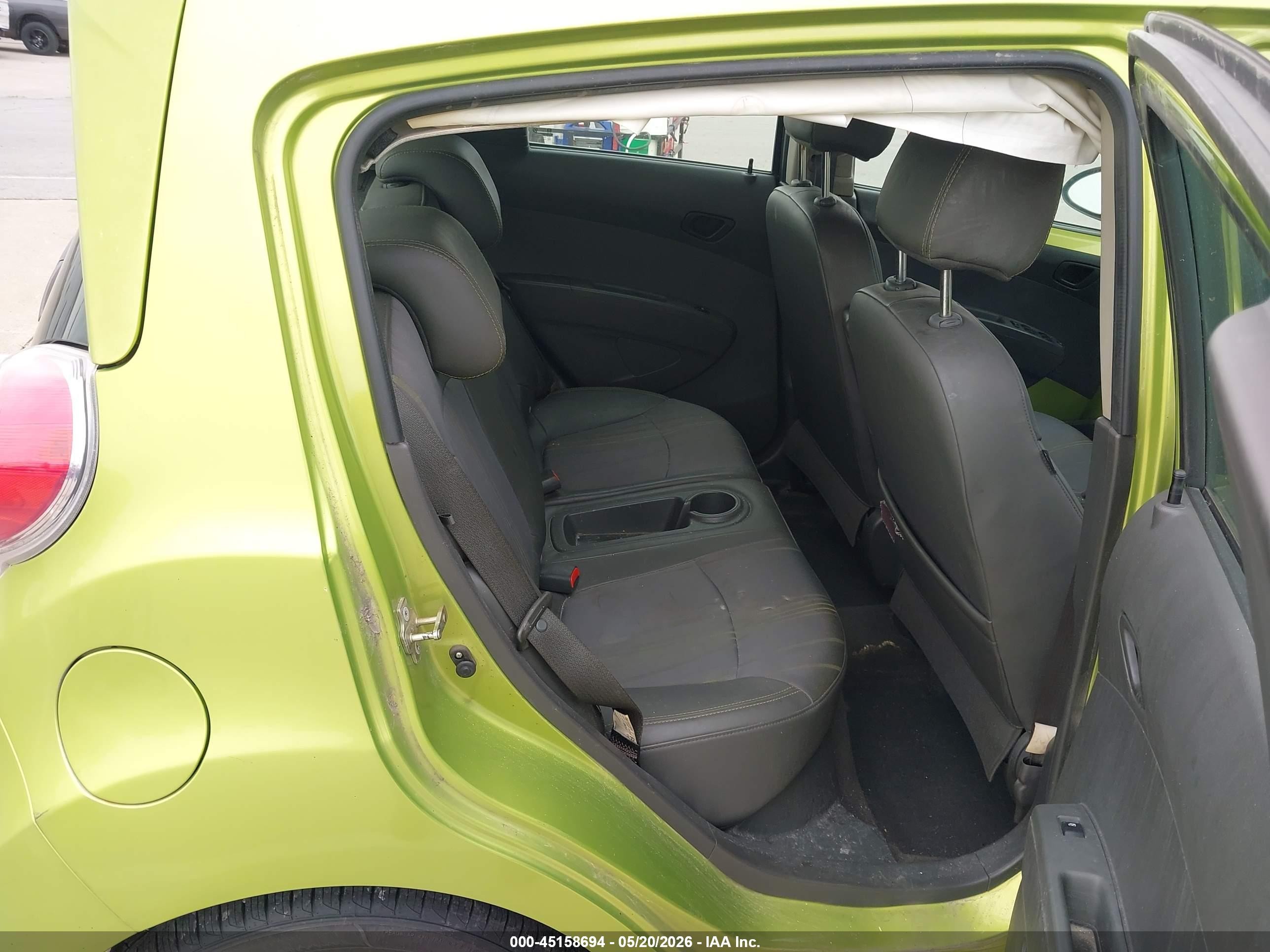 2013 Chevrolet Spark 1lt Auto Green vin: KL8CD6S91DC505560