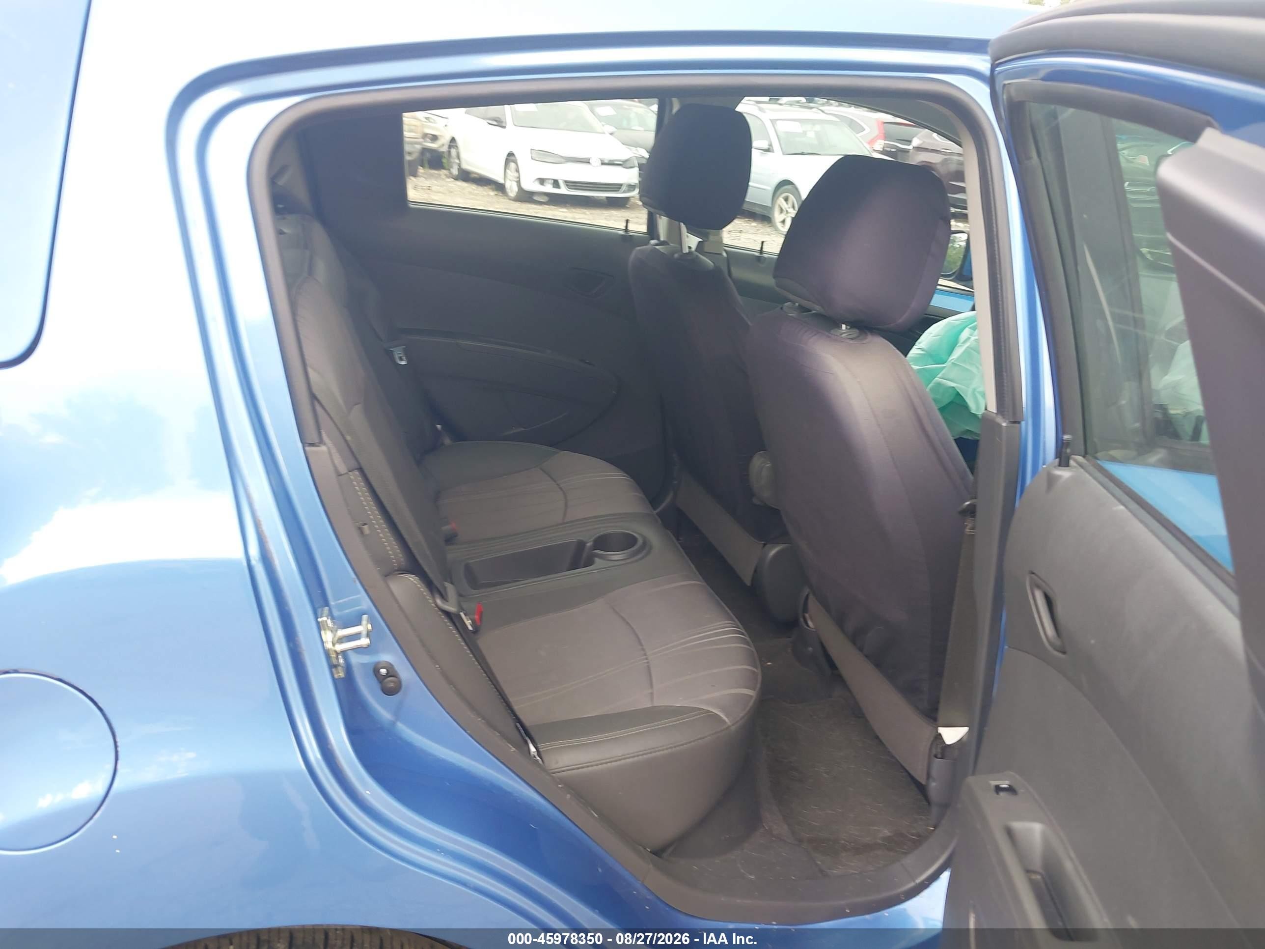 2013 Chevrolet Spark 1lt Auto Blue vin: KL8CD6S91DC528465
