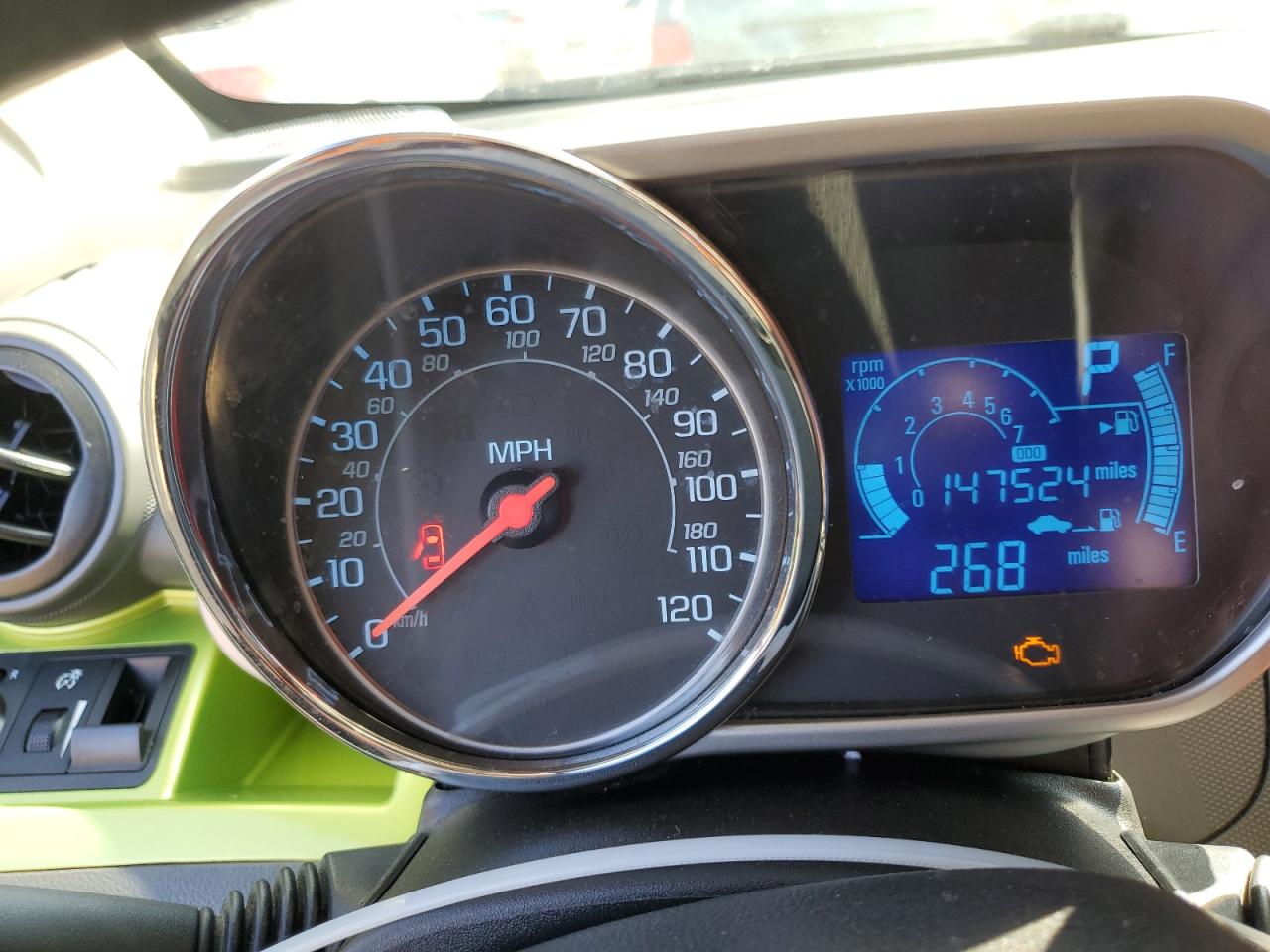 2013 Chevrolet Spark 1lt Green vin: KL8CD6S91DC569033