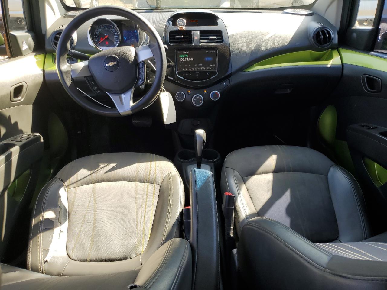 2013 Chevrolet Spark 1lt Green vin: KL8CD6S91DC569033