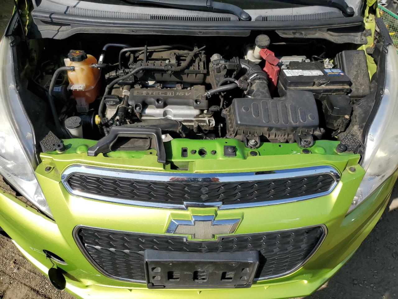 2013 Chevrolet Spark 1lt Green vin: KL8CD6S91DC569033