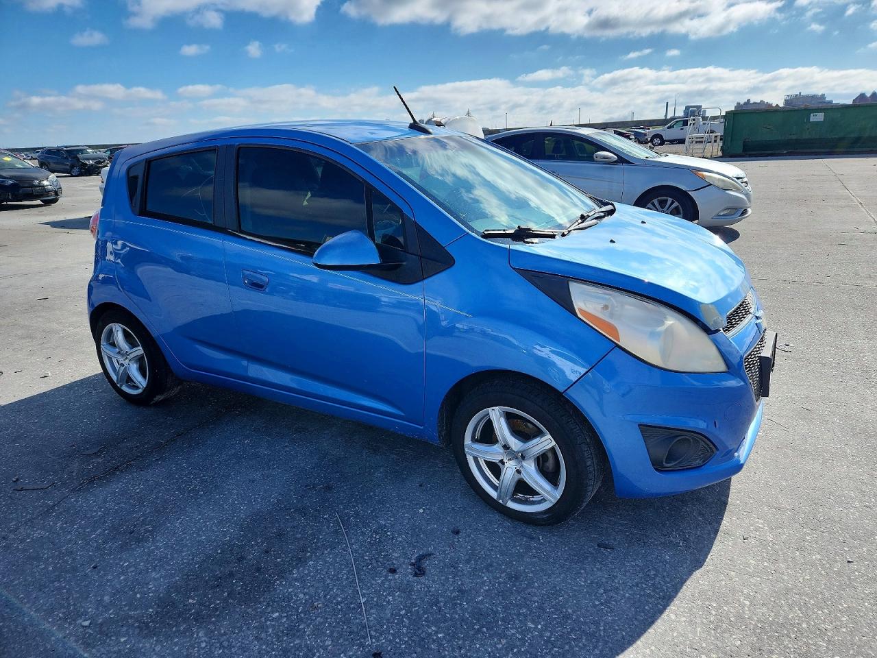 2013 Chevrolet Spark 1lt Blue vin: KL8CD6S91DC576614