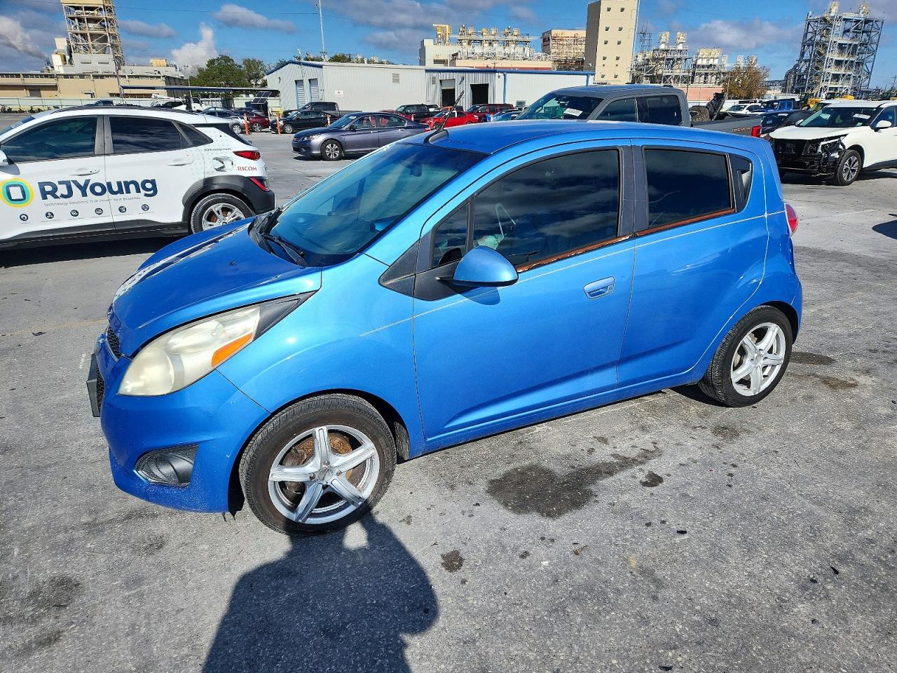 2013 Chevrolet Spark 1lt Blue vin: KL8CD6S91DC576614
