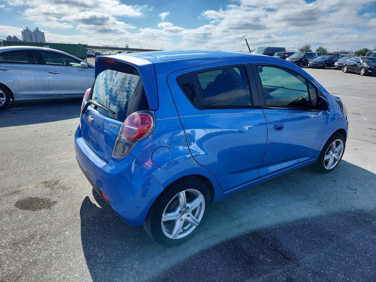 2013 Chevrolet Spark 1lt Blue vin: KL8CD6S91DC576614