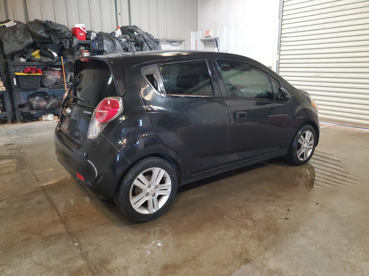 2013 Chevrolet Spark 1lt Black vin: KL8CD6S91DC580100 Damage: Right Qtr Panel, Heavy Scratch, 1/2 To 1 Inch